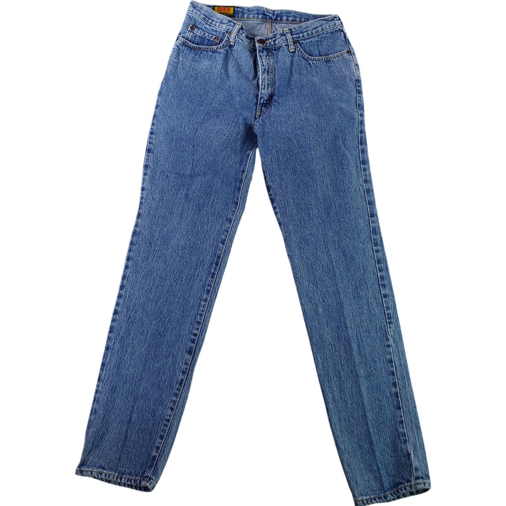 Edwin Jeans Men 31x32 Blue Straight Leg Authentic American 1016-NB Made in Japan